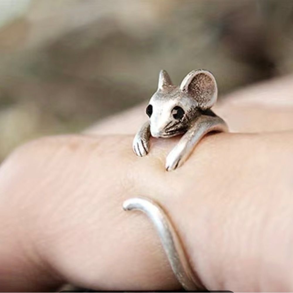 Cute Mouse ring - adjustable